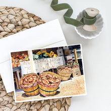 Load image into Gallery viewer, Farmer's Market Greeting Cards -  Blank Note Cards – 8-Pack of Artist-Designed Cards with Envelopes