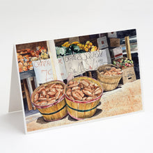 Load image into Gallery viewer, Farmer's Market Greeting Cards -  Blank Note Cards – 8-Pack of Artist-Designed Cards with Envelopes