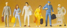 Load image into Gallery viewer, Preiser 14000 HO Scale Passengers -- Walking-Value Series pkg(6)