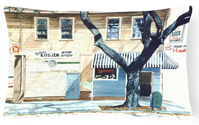 Tipitina's Canvas Fabric Decorative Pillow 8705PW1216