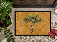 Load image into Gallery viewer, Palm Tree on Gold Doormat - 24x36 Decorative Floor Mat – Indoor/Outdoor Rug