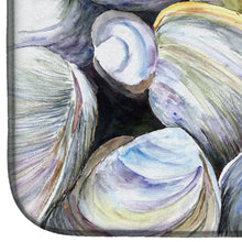 Load image into Gallery viewer, Clam Quahog Dish Drying Mat – Absorbent, Artistic Kitchen Essentials 8714DDM