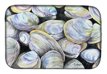 Load image into Gallery viewer, Clam Quahog Dish Drying Mat – Absorbent, Artistic Kitchen Essentials 8714DDM