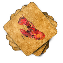 Load image into Gallery viewer, Lobster  Coasters - Set of 4 Lightweight Foam, Absorbent Drink Coasters