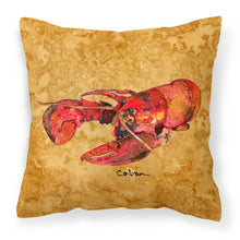 Load image into Gallery viewer, Lobster Throw Pillow - 14x14 Decorative Pillow – Art for Your Home &amp; Patio 8715PW1414