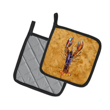 Load image into Gallery viewer, Lobster Pot Holders - Set of 2 Decorative Kitchen Helpers | Made in the USA 8716PTHD