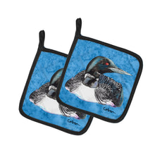Load image into Gallery viewer, Loon Pot Holders - Set of 2 Decorative Kitchen Helpers | Made in the USA 8717PTHD