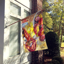 Load image into Gallery viewer, Lobster  Lobster Bake with Old Bay Seasonings Flag Canvas House Size