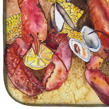 Load image into Gallery viewer, Lobster with Old Bay Dish Drying Mat – Absorbent, Artistic Kitchen Essentials 8719DDM