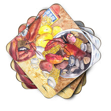 Load image into Gallery viewer, Lobster  Coasters - Set of 4 Lightweight Foam, Absorbent Drink Coasters