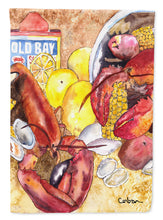 Load image into Gallery viewer, Lobster  Lobster Bake with Old Bay Seasonings Garden Flag – Decorative Outdoor Yard Flag