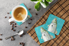 Load image into Gallery viewer, Striped Bass Coasters - Set of 4 Lightweight Foam, Absorbent Drink Coasters