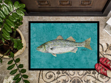 Load image into Gallery viewer, Fish Striped Bass Doormat - 24x36 Decorative Floor Mat – Indoor/Outdoor Rug
