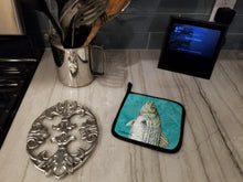 Load image into Gallery viewer, Striped Bass Fish Pot Holders - Set of 2 Decorative Kitchen Helpers | Made in the USA 8720PTHD