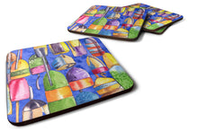 Load image into Gallery viewer, Lobster Bouys  Coasters - Set of 4 Lightweight Foam, Absorbent Drink Coasters