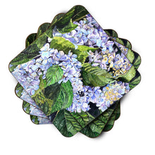 Load image into Gallery viewer, Hydrangea  Coasters - Set of 4 Lightweight Foam, Absorbent Drink Coasters