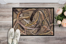 Load image into Gallery viewer, Deer Horns  Doormat - 24x36 Decorative Floor Mat – Indoor/Outdoor Rug