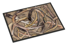 Load image into Gallery viewer, Deer Horns  Doormat - 24x36 Decorative Floor Mat – Indoor/Outdoor Rug
