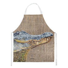Load image into Gallery viewer, Alligator  Apron – Artist-Designed Kitchen, BBQ &amp; Craft Apron
