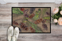 Load image into Gallery viewer, Pine Cones  Doormat - 24x36 Decorative Floor Mat – Indoor/Outdoor Rug