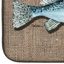 Load image into Gallery viewer, Fish Speckled Trout Dish Drying Mat – Absorbent, Artistic Kitchen Essentials 8737DDM