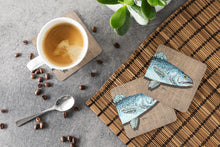 Load image into Gallery viewer, Fish Speckled Trout Coasters - Set of 4 Lightweight Foam, Absorbent Drink Coasters