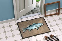 Load image into Gallery viewer, Fish Speckled Trout Doormat - 24x36 Decorative Floor Mat – Indoor/Outdoor Rug