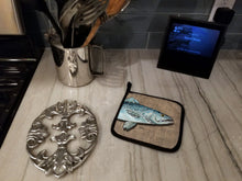 Load image into Gallery viewer, Fish Speckled Trout Pot Holders - Set of 2 Decorative Kitchen Helpers | Made in the USA 8737PTHD