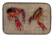 Load image into Gallery viewer, Crawfish Dish Drying Mat – Absorbent, Artistic Kitchen Essentials 8739DDM