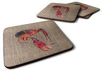 Load image into Gallery viewer, Crawfish  Coasters - Set of 4 Lightweight Foam, Absorbent Drink Coasters
