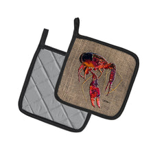 Load image into Gallery viewer, Crawfish Pot Holders - Set of 2 Decorative Kitchen Helpers | Made in the USA 8739PTHD