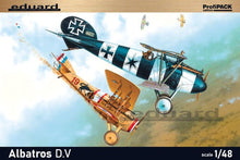 Load image into Gallery viewer, Eduard 8113 1/48 WWI Albatros D V German BiPlane Fighter (Profi-Pack Plastic Kit)