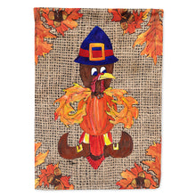 Load image into Gallery viewer, Thanksgiving Turkey Pilgrim Fleur de lis Flag Canvas House Size