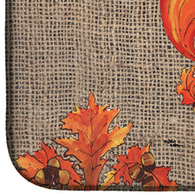 Load image into Gallery viewer, Thanksgiving Turkey Fleur de lis Dish Drying Mat – Absorbent, Artistic Kitchen Essentials 8744DDM