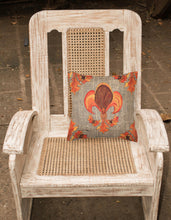 Load image into Gallery viewer, Thanksgiving Turkey Fleur de lis Decorative   Canvas Fabric Pillow