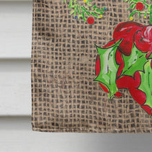 Load image into Gallery viewer, Christmas Tree Fleur de lis Flag Canvas House Size