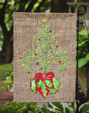 Load image into Gallery viewer, Christmas Tree Fleur de lis Garden Flag – Decorative Outdoor Yard Flag