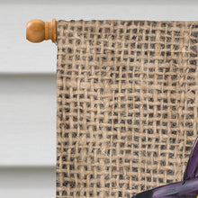 Load image into Gallery viewer, Halloween Pumpkin Bat Fleur de lis Flag Canvas House Size