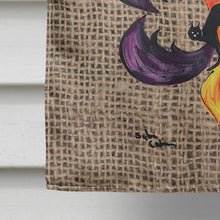 Load image into Gallery viewer, Halloween Pumpkin Bat Fleur de lis Flag Canvas House Size