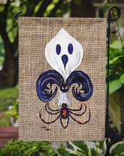 Load image into Gallery viewer, Halloween Ghost Spider Bat Fleur de lis Garden Flag – Decorative Outdoor Yard Flag