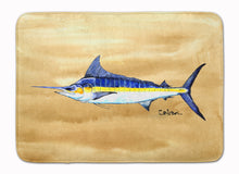 Load image into Gallery viewer, Swordfish on Sandy Beach Machine Washable Memory Foam Mat 8754RUG