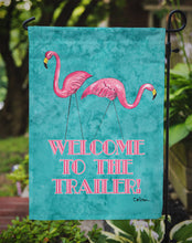 Load image into Gallery viewer, Welcome to the Trailer  Garden Flag – Decorative Outdoor Yard Flag