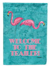 Load image into Gallery viewer, Welcome to the Trailer  Garden Flag – Decorative Outdoor Yard Flag