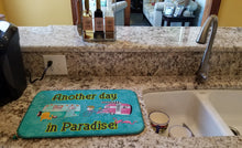 Load image into Gallery viewer, Another Day in Paradise Dish Drying Mat – Absorbent, Artistic Kitchen Essentials 8758DDM