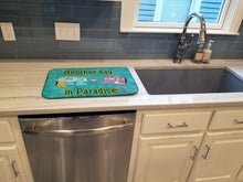 Load image into Gallery viewer, Another Day in Paradise Dish Drying Mat – Absorbent, Artistic Kitchen Essentials 8758DDM