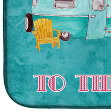 Load image into Gallery viewer, Welcome to the Trailer Dish Drying Mat – Absorbent, Artistic Kitchen Essentials 8760DDM