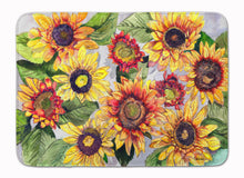 Load image into Gallery viewer, Sunflowers Machine Washable Memory Foam Mat 8766RUG