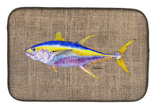 Load image into Gallery viewer, Fish - Tuna Dish Drying Mat – Absorbent, Artistic Kitchen Essentials 8771DDM