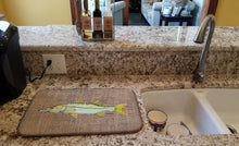 Load image into Gallery viewer, Fish - Snook Dish Drying Mat – Absorbent, Artistic Kitchen Essentials 8772DDM