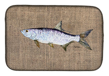 Load image into Gallery viewer, Fish - Tarpon Dish Drying Mat – Absorbent, Artistic Kitchen Essentials 8774DDM